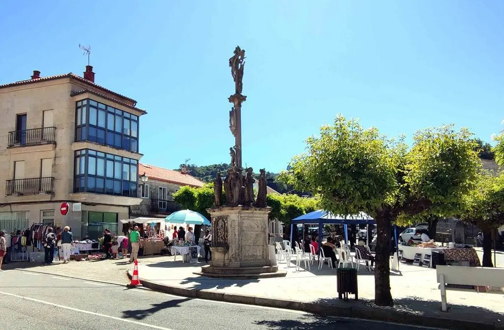 Cruceiro do Sant&iacute;simo Cristo dos Aflixidos, Covelo, Pontevedra.