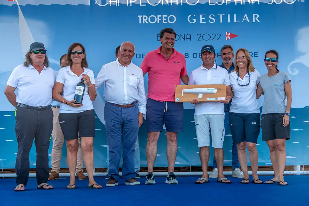 El Namasté de Luis de Mira (MRCYB) se llevó el premio de Campeón de España de J80 con tripulación mixta  – Foto © Clara Giraldo
