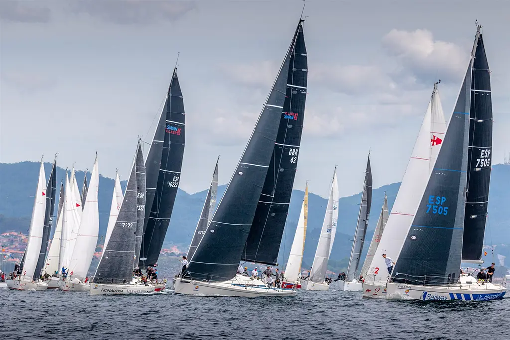 Salida de la ultima prueba de ORC en la ria de Vigo © Clara Giraldo