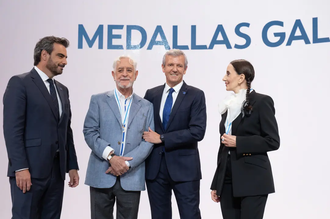 O presidente da Xunta, Alfonso Rueda, acompañado dos membros do Executivo autonómico, preside o acto de imposición das Medallas de Galicia 2023. Museo Centro Gaiás da Cidade da Cultura , 24/07/2023.