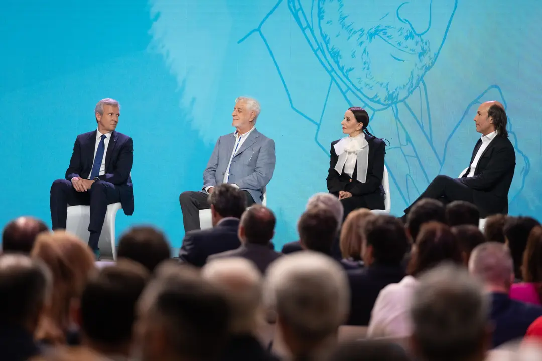 O presidente da Xunta, Alfonso Rueda, acompañado dos membros do Executivo autonómico, preside o acto de imposición das Medallas de Galicia 2023. Museo Centro Gaiás da Cidade da Cultura , 24/07/2023.
