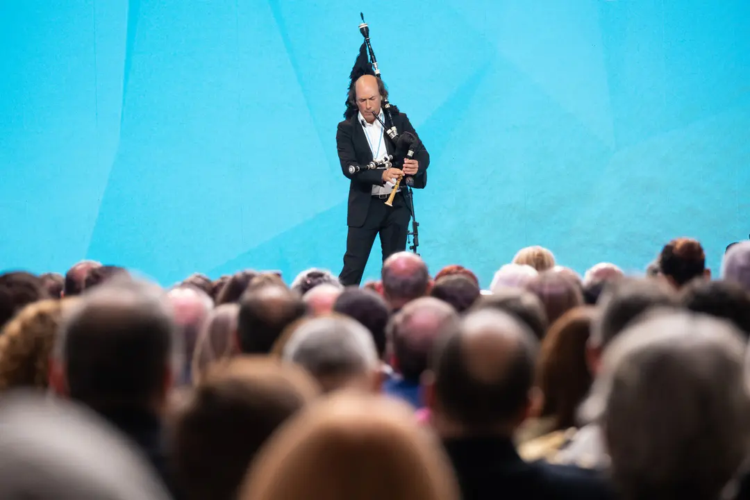 O presidente da Xunta, Alfonso Rueda, acompañado dos membros do Executivo autonómico, preside o acto de imposición das Medallas de Galicia 2023. Museo Centro Gaiás da Cidade da Cultura , 24/07/2023.