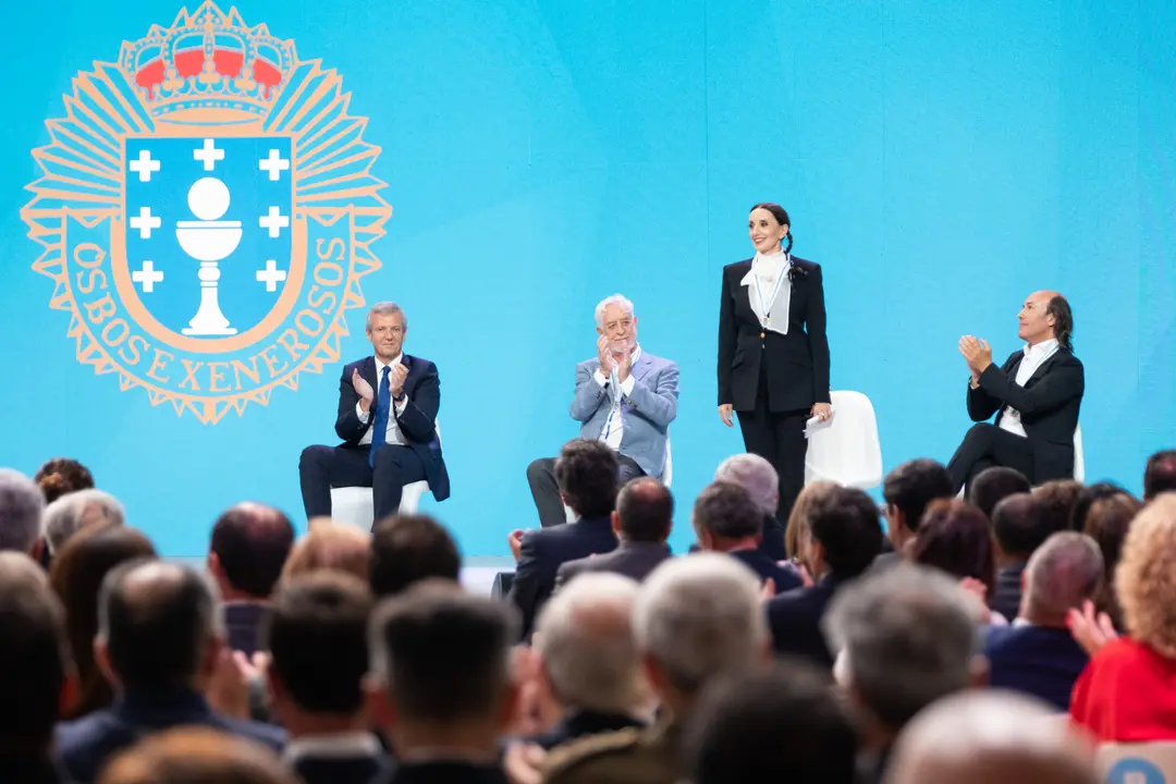 O presidente da Xunta, Alfonso Rueda, acompañado dos membros do Executivo autonómico, preside o acto de imposición das Medallas de Galicia 2023. Museo Centro Gaiás da Cidade da Cultura , 24/07/2023.