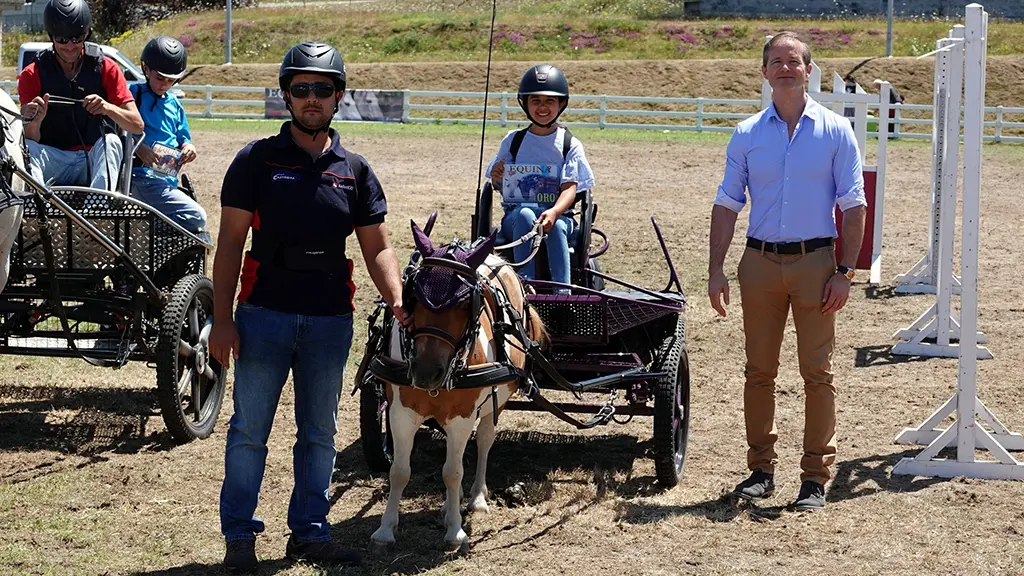 Open de Enganches Equina 2023 1 premio poni Sara Castiñeira DSC03838