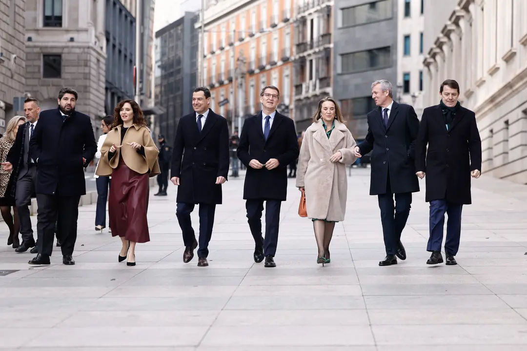 O presidente da Xunta, Alfonso Rueda, participa no acto conmemorativo do Día da Constitución. Congreso dos Deputados.