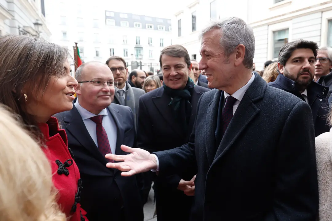 O presidente da Xunta, Alfonso Rueda, participa no acto conmemorativo do Día da Constitución. Congreso dos Deputados, 6/12/23.