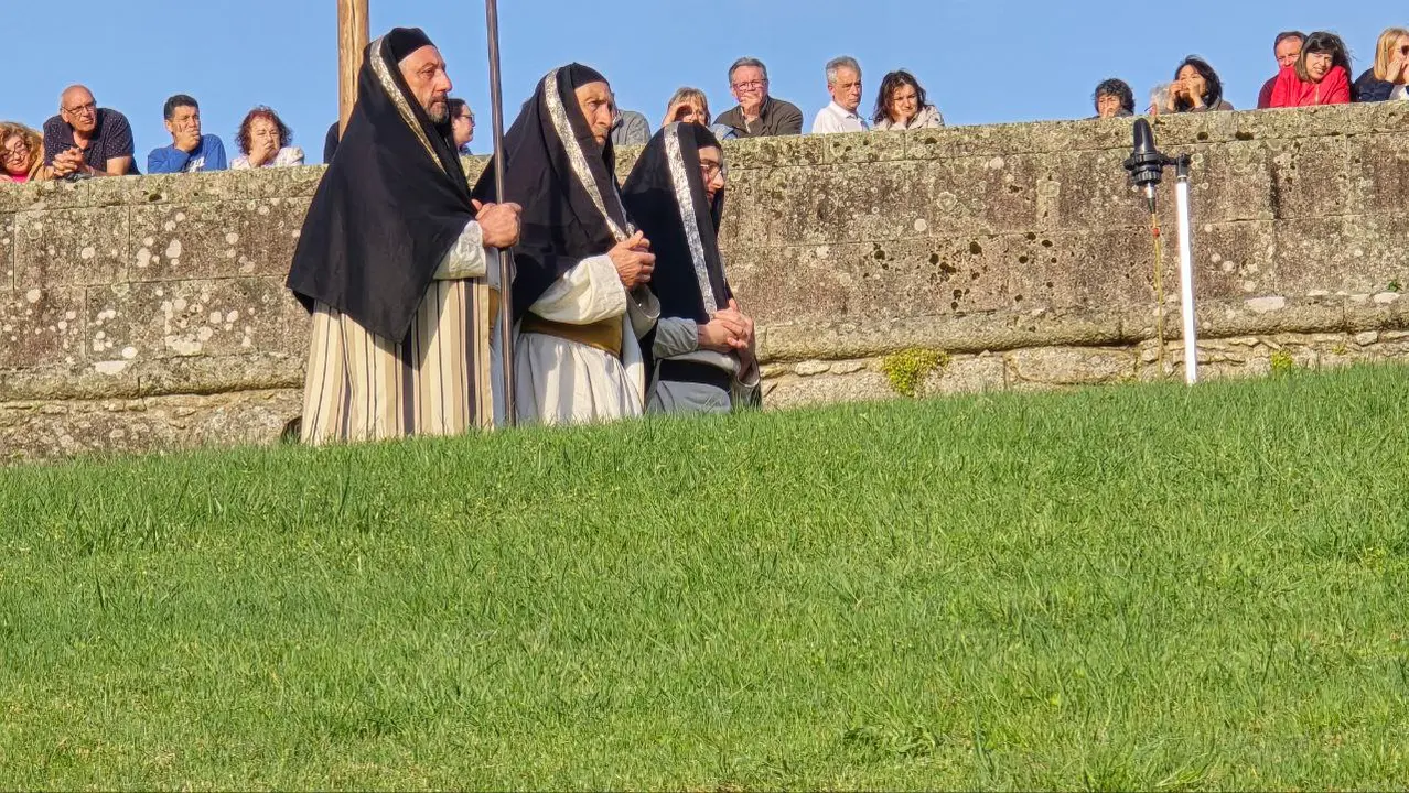 Recreación do Vía Crucis de Salvaterra.