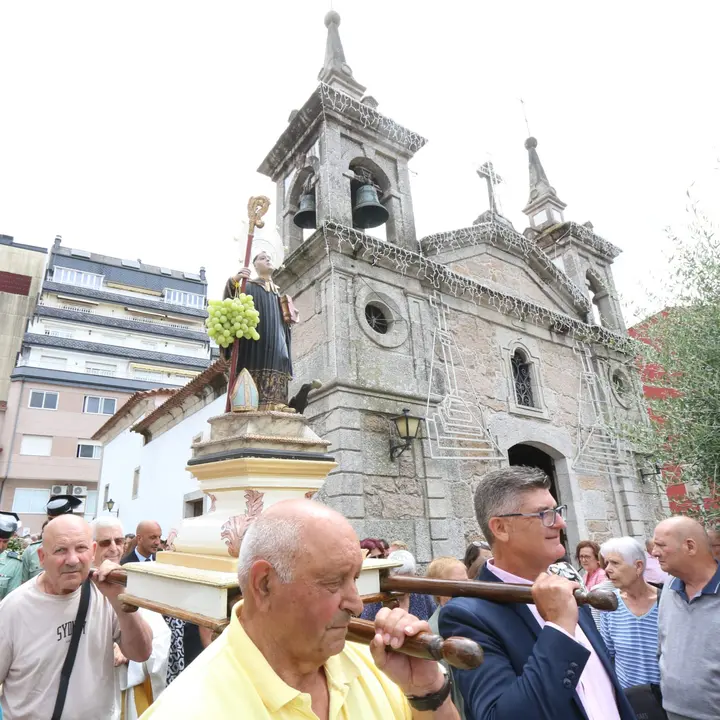 San Bieito do Porriño, en procesión.