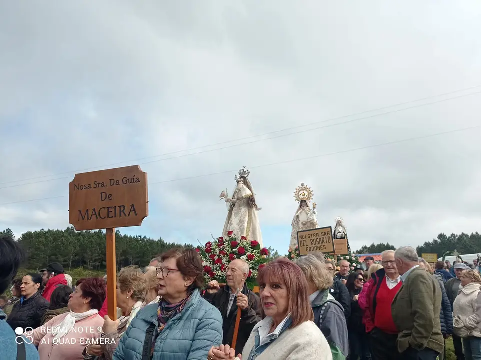 Devoci&oacute;n compartida: la Virgen de la Gu&iacute;a de Maceira en A Franqueira. A. OUTERELO.