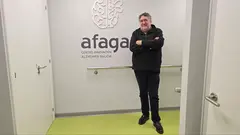 El presidente de AFAGA, Juan Carlos Rodríguez Bernárdez, analiza los retos y avances presentados en las Jornadas de Alzheimer 2025.