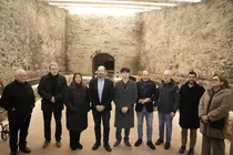 O director de Turismo de Galicia, Xos&eacute; Merelles, durante a visita &aacute; bodega Joaqu&iacute;n Rebolledo, en Valdeorras, onde a Xunta investiu m&aacute;is de 177.000 euros para mellorar as instalaci&oacute;ns enotur&iacute;sticas e impulsar novas experiencias vinculadas ao &ldquo;Espazo dos sentidos do vi&ntilde;o&rdquo;.