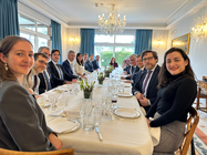 Reuni&oacute;n de trabajo en Madrid convocada por el embajador brit&aacute;nico, Alex Ellis, en la que particip&oacute; el presidente de la CEG, Juan Manuel Vieites, para analizar el futuro acuerdo sanitario y fitosanitario UE&ndash;Reino Unido y su impacto en el comercio agroalimentario.