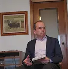 Alfonso Aguil&oacute;, autor de Cuesti&oacute;n de identidad, durante la entrevista sobre su propuesta cristiana para educar en familia y en la escuela.