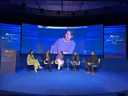 La conselleira de Econom&iacute;a e Industria, Mar&iacute;a Jes&uacute;s Lorenzana, intervino hoy en el Foro Anfac `El momento de Europa&acute;