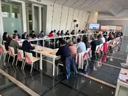 Imagen de la asamblea general del Cl&uacute;ster de la Funci&oacute;n Log&iacute;stica de Galicia, celebrada esta tarde con la participaci&oacute;n de representantes institucionales y del sector empresarial.