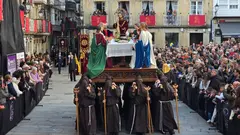 Procesi&oacute;n de la &uacute;ltima Cena: La Cena o 'Los Ap&oacute;stoles' (Juan Sarmiento, 1808). R. LEDO.