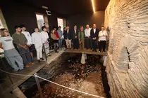 El director de Turismo de Galicia, Xos&eacute; Merelles, visita las Termas Romanas de Lugo durante uno de los seminarios de la C&aacute;tedra de Hidrolox&iacute;a M&eacute;dica.