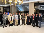 Asistentes al encuentro organizado por el Rotary Club Vigo con motivo de su centenario, en el que particip&oacute; el presidente de la CEG, Juan Manuel Vieites, junto a representantes del tejido empresarial y profesional de diversos sectores.