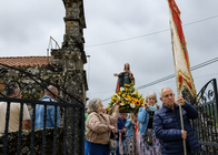 Inicio da tradicional romar&iacute;a de San Bernab&eacute; na parroquia da Gra&ntilde;a, unha das celebraci&oacute;ns relixiosas e populares m&aacute;is emblem&aacute;ticas da Serra do Su&iacute;do.