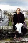 Bego&ntilde;a Caama&ntilde;o na Muralla de Lugo. RAG.