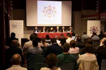 Acto institucional celebrado en Tui con motivo del 800 aniversario de la dedicaci&oacute;n de la catedral, dentro del programa de las Jornadas nacionales de Patrimonio Cultural de la Iglesia.