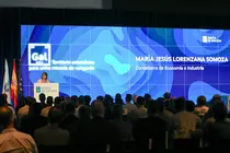 Mar&iacute;a Jes&uacute;s Lorenzana, durante la clausura de la jornada &ldquo;Galicia: territorio estrat&eacute;gico para una miner&iacute;a de vanguardia&rdquo;.