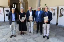 Presentaci&oacute;n de las publicaciones jacobeas promovidas por el Comit&eacute; Internacional de Expertos del Camino de Santiago y Turismo de Galicia, entre ellas el nuevo volumen de la revista cient&iacute;fica Ad Limina y el libro Mil veces a Compostela.