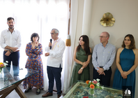 Un momento en el que el alcalde de Arcos de Valdevez, Oleg&aacute;rio Gon&ccedil;alves, se dirige a los asistentes durante el Encuentro con la Di&aacute;spora.