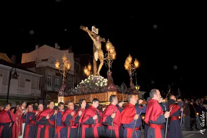 Procesi&oacute;n del silencio en Cangas de Morrazo. ARCHIVO.