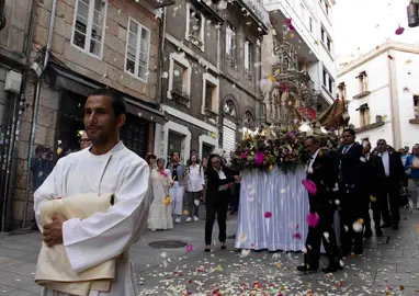 La procesi&oacute;n de Corpus en Vigo. ARCHIVO.