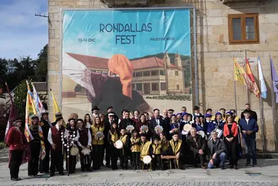 Imagen del anuncio del programa del Rondallas Fest, que incluye exposición, coloquio con el equipo del film Rondallas y actuaciones de 17 agrupaciones federadas.