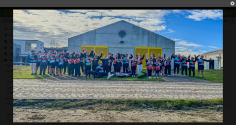 A &ldquo;fam&iacute;lia&rdquo; da DKC de Viana, con atletas e equipo t&eacute;cnico, nunha xornada de convivencia e preparaci&oacute;n para a nova tempada 2026. `PEDRO MART&Iacute;NS E JOS&Eacute; CASTRO.