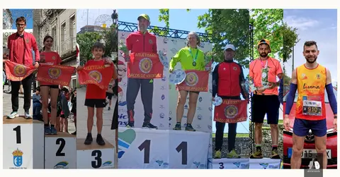 Atletas de Arcos de Valdevez celebran sus podios en distintas competiciones del fin de semana, sumando medallas y destacadas posiciones en pruebas regionales y de trail.
