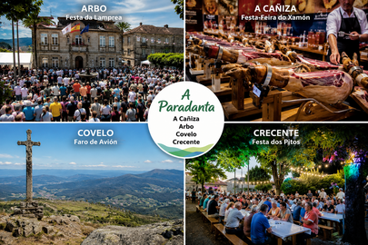 A Paradanta re&uacute;ne catro concellos con personalidade propia &mdash;A Ca&ntilde;iza, Arbo, Covelo e Crecente&mdash; que comparten un extraordinario patrimonio natural, unha fonda tradici&oacute;n rural e algunhas das festas gastron&oacute;micas e culturais m&aacute;is representativas do interior da provincia de Pontevedra.