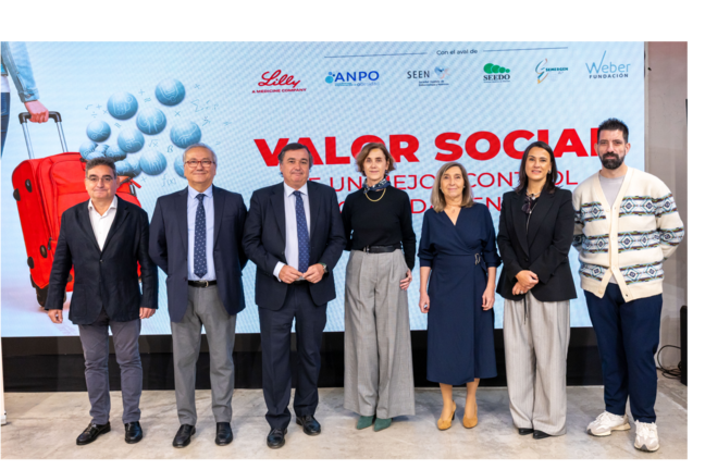 Presentación del informe «El valor social de un mejor control de la obesidad en España», elaborado por la Fundación Weber para Lilly, con la participación de expertos, profesionales sanitarios y representantes de pacientes.