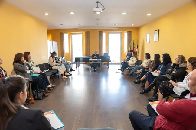 A vereadora Fátima Escrivães durante a abertura do II Encontro de Boas Práticas na Promoção do Envelhecimento Ativo e Saudável, que decorreu em Esposende.