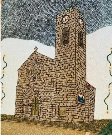 A Igreja Paroquial de S. Tomé de Aguiã, elemento central do património religioso local, alvo de obras de conservação apoiadas pelo Município.