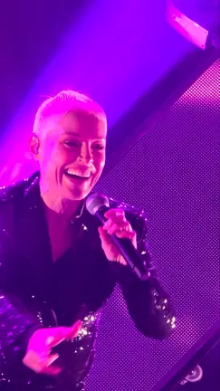 Soraya en concerto no Porriño. R. LEDO.