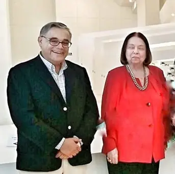 N&eacute;lida Pi&ntilde;&oacute;n y Alberto Barciela.
