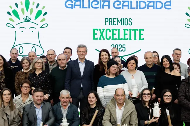 El presidente del Ejecutivo auton&oacute;mico particip&oacute; en la gala de entrega de los IX Premios Exceleite en Santiago.