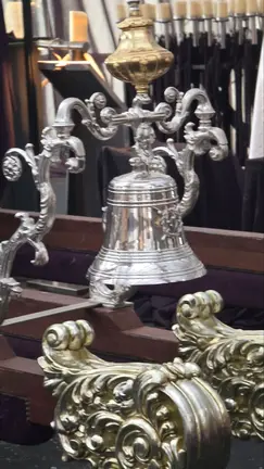 Detalle del anda del Sant&iacute;simo Cristo de la Piedad. R. LEDO.