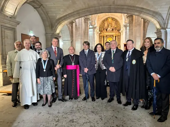 Autoridades civiles, militares y eclesi&aacute;sticas participaron en la tradicional Funci&oacute;n del Voto celebrada en la iglesia de Santo Domingo de A Coru&ntilde;a.