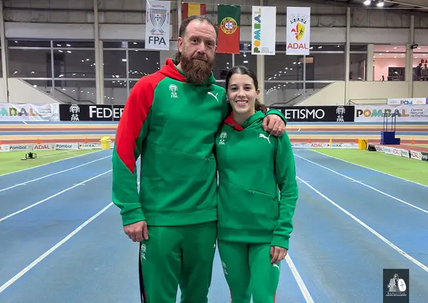 Celina Peneda y su entrenador, Miguel Rios, representar&aacute;n a Portugal en el Torneo Ib&eacute;rico de Pruebas Combinadas al Aire Libre.