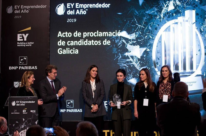 Finalistas da zona de Galicia do Premio EY Emprendedor del año 2019.