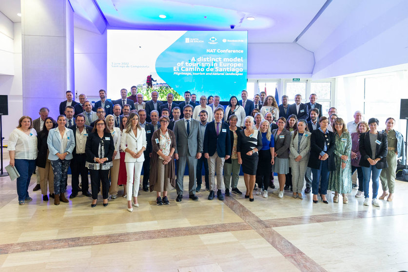 El vicepresidente según de la Xunta, Diego Calvo, clausuró la conferencia de la Comisión de Recursos Naturales (NAT) del Comité Europeo de las Regiones dedicada al modelo de turismo en Europa basado en la sostenibilidad.