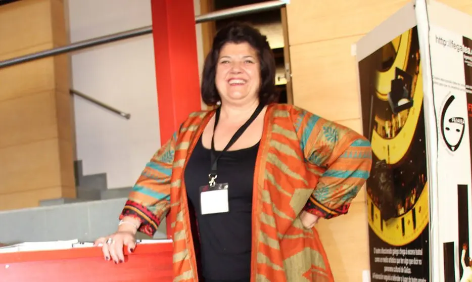 Chelo Pampillón, presidenta de la Federación Galega de Teatro Amador. 