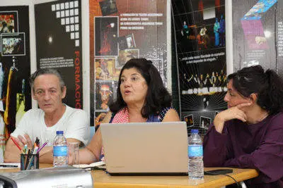 Chelo Pampillón e outros directivos de FEGATEA. 