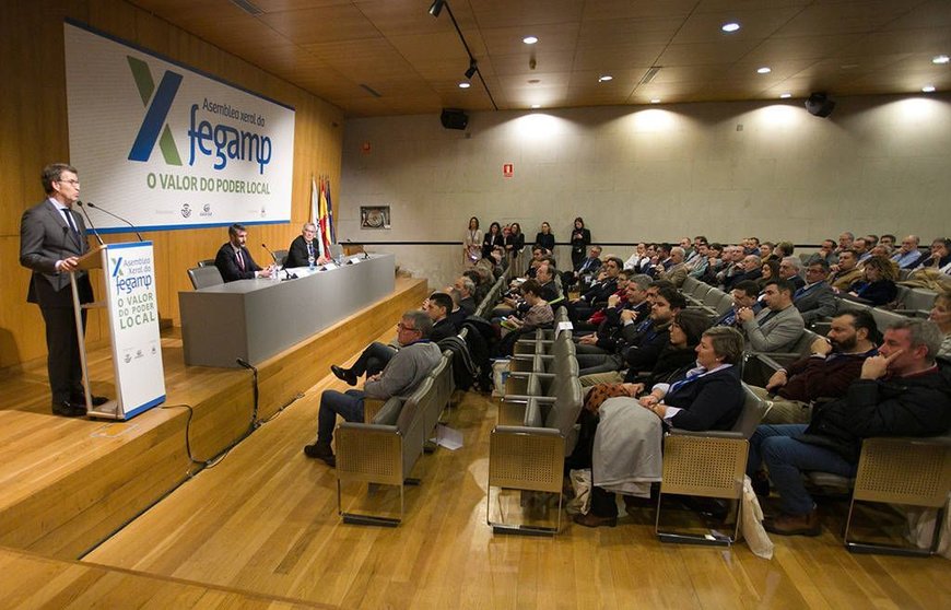 Feijóo refírese ao financiamento como asunto prioritario na nova etapa da Fegamp e no municipalismo galego do noso tempo, cooperador, dialogante e construtivo.