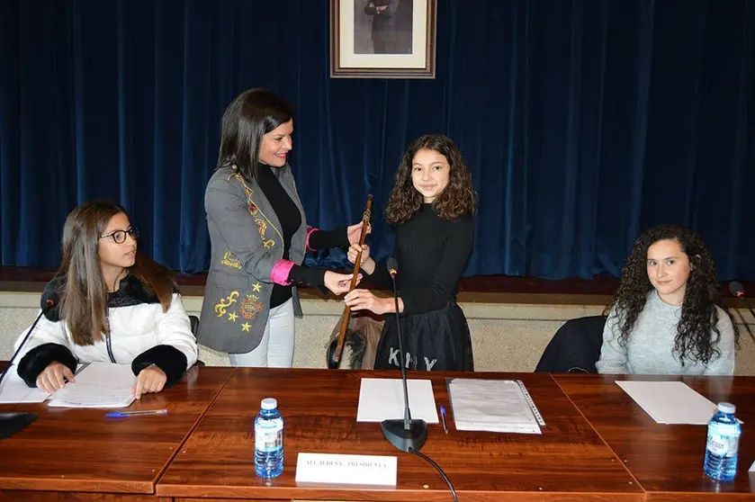 Estiveron presentes a alcaldesa de Mos, Nidia Arévalo (na imaxe), a concelleira de Educación, Julia Loureiro, e os tamén edís mosenses Begoña Toucedo e Baldomero Lorenzo.