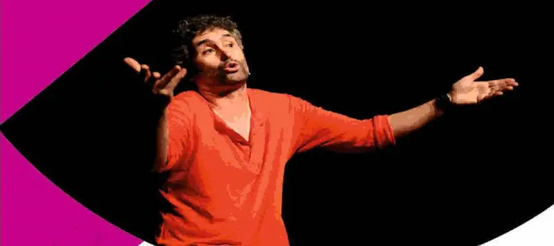 O monologuiesta Cándido Pazó. 